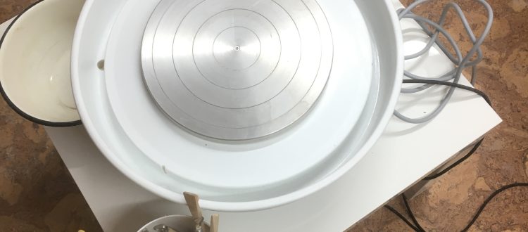 Drehscheibe mit Zubehör